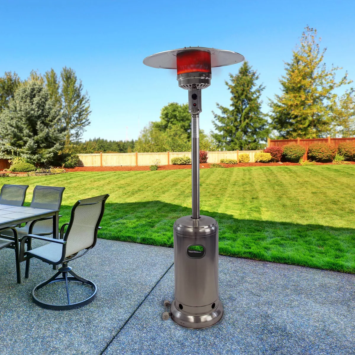 Deluxe Patio Heater Stainless Steel - Dyna-Glo
