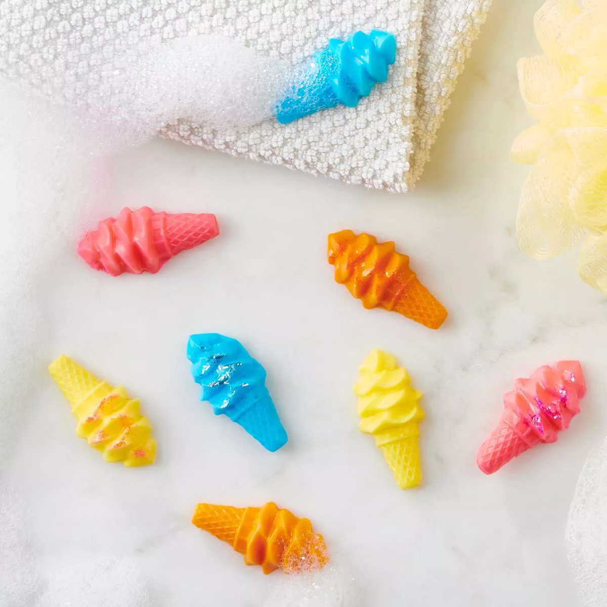 Trudeau 2pk Ice Cream Cone Choclate Molds Tropical Blue