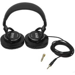 LyxPro HAS-10 Closed Back Over Ear Professional Studio Monitor And Mixing Headphones, Music Listening, Lightweight And Flexible