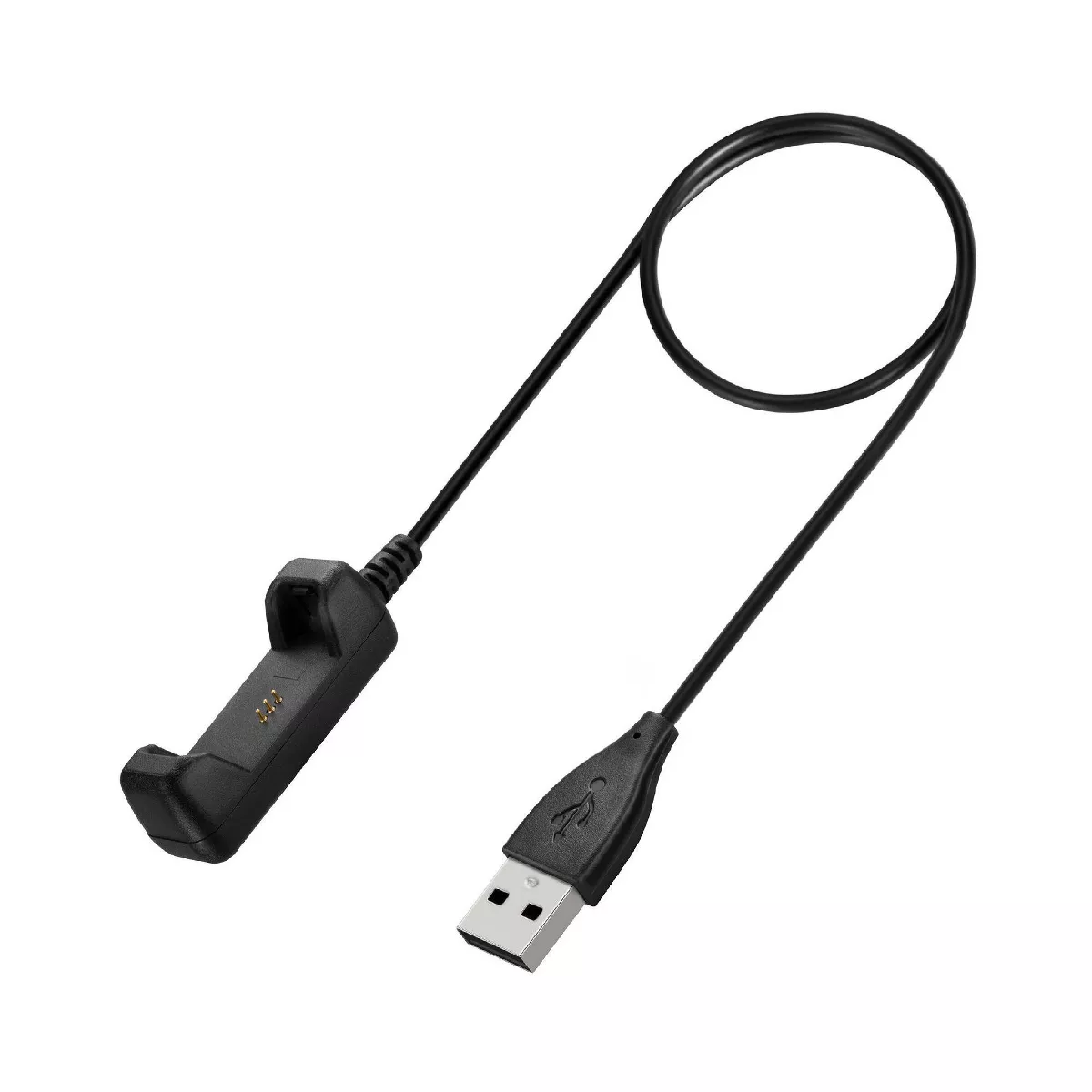 Insten 1' Replacement USB Charging Cable Cradle Dock Charger Adapter for for Fitbit Flex 2 Fitness Wristband - Black