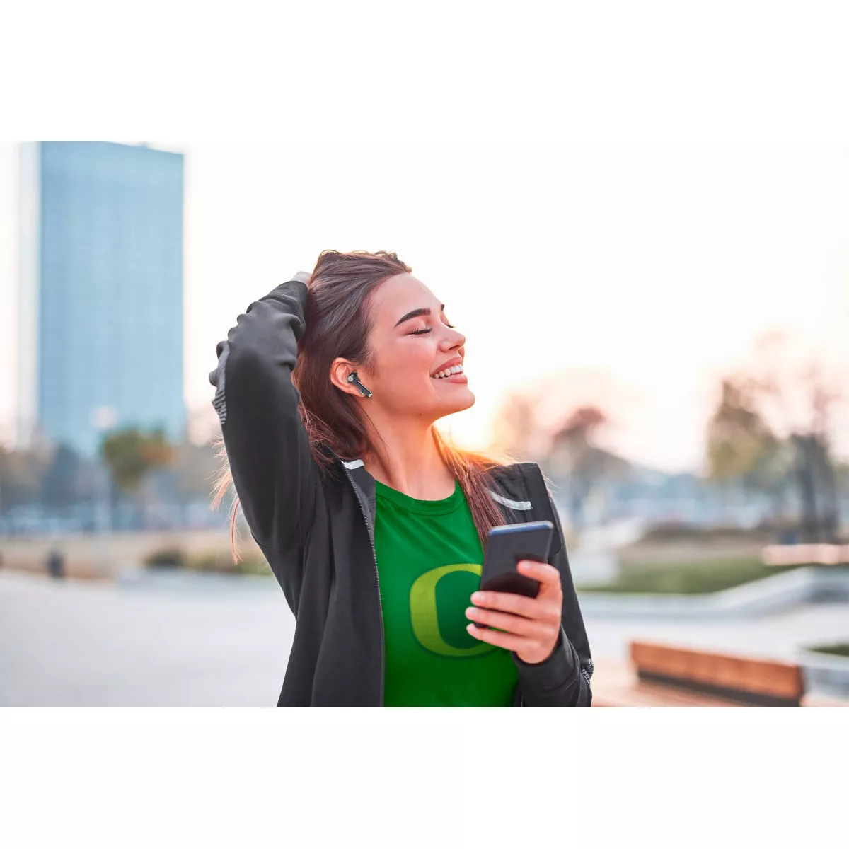 NCAA Oregon Ducks True Wireless Bluetooth Stem Earbuds