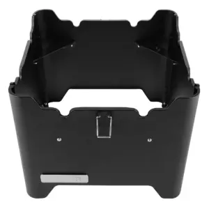 Permasteel PG-40C10-BK Square Portable Charcoal Grill - Black