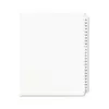 Avery-Style Legal Exhibit Side Tab Divider Title: 401-425 Letter White 01346