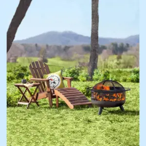 Plow & Hearth - Timberline Wood-Burning Fire Pit