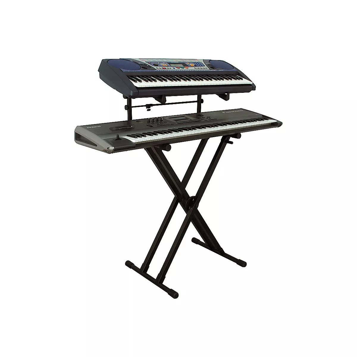 On-Stage Deluxe Heavy Duty X 2-Tier Keyboard Stand