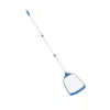 Bestway FlowClear 64 Inch Aboveground Swimming Pool Debris Leaf Skimmer Mesh Net Cleaning Maintenance Rake with Extendable Aluminum Handle
