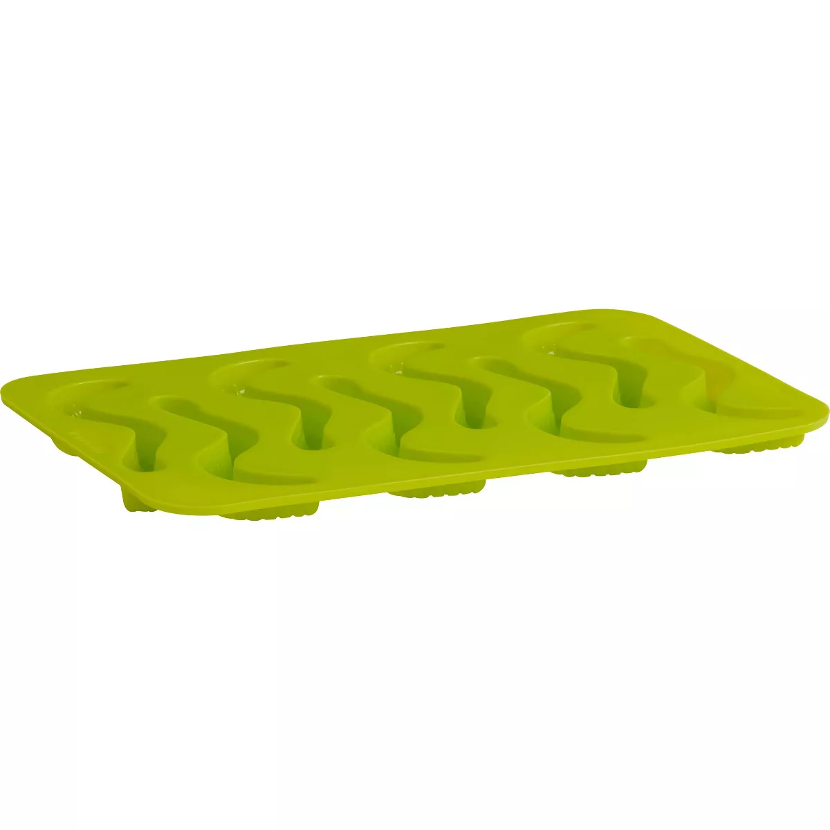 Trudeau 2pk Gummy Worms Chocolate Molds Green