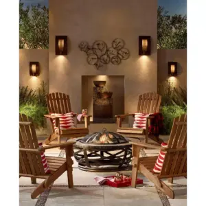 Franklin Iron Works Modern Outdoor Wall Light Fixture Bronze 16