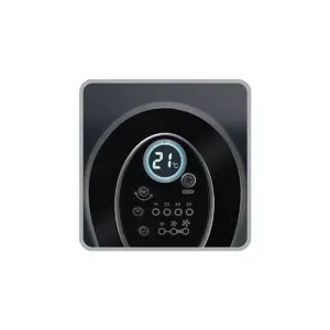 Rowenta VU6670 Fresh 180 Degree Oscillating 3 Speed Tower Fan and Remote, Black