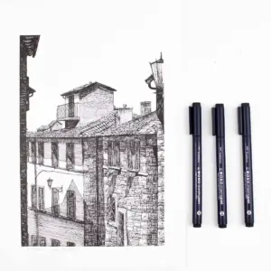 3ct Pen Set MONO Drawing Black