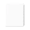 Avery-Style Legal Exhibit Side Tab Divider Title: 301-325 Letter White 01342