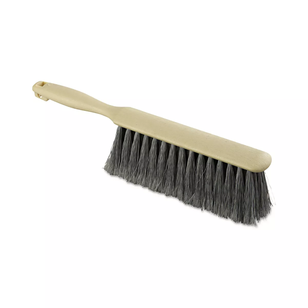 Boardwalk BWK5408 8 in. Flagged Polypropylene Fill Counter Brush - Tan Handle