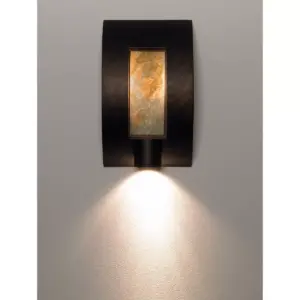 Franklin Iron Works Modern Outdoor Wall Light Fixture Bronze 16