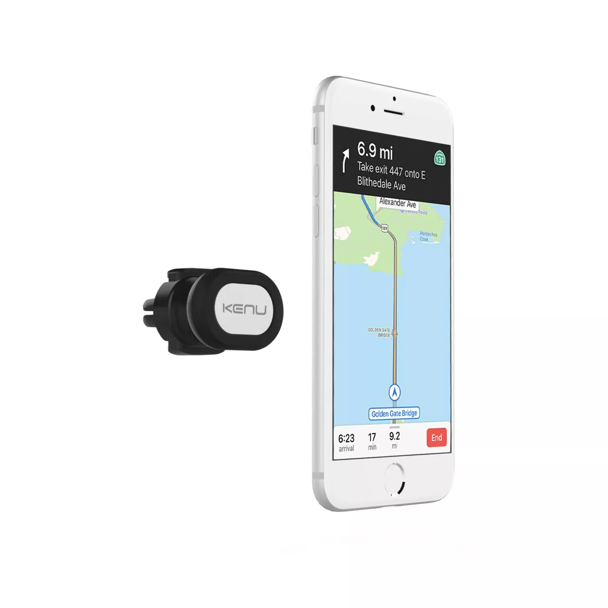 Kenu Airframe Premium Magnetic Vent Mount - Black