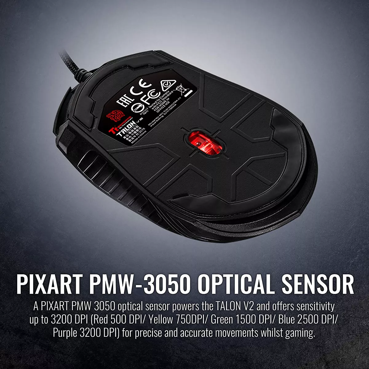 Thermaltake TteSPORTS Talon V2 Optical RGB Gaming Mouse