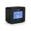 Compact Digital Alarm Clock with USB Charger Black - Capello