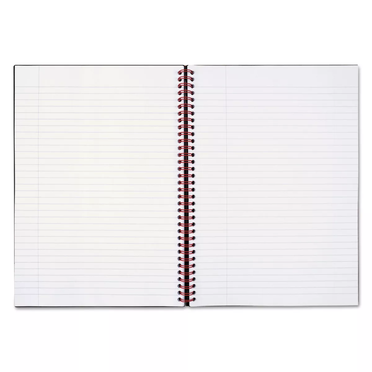Black n' Red Twin Wire Poly Cover Notebook Legal Rule 11 3/4 x 8 1/4 70 Sheets E67008