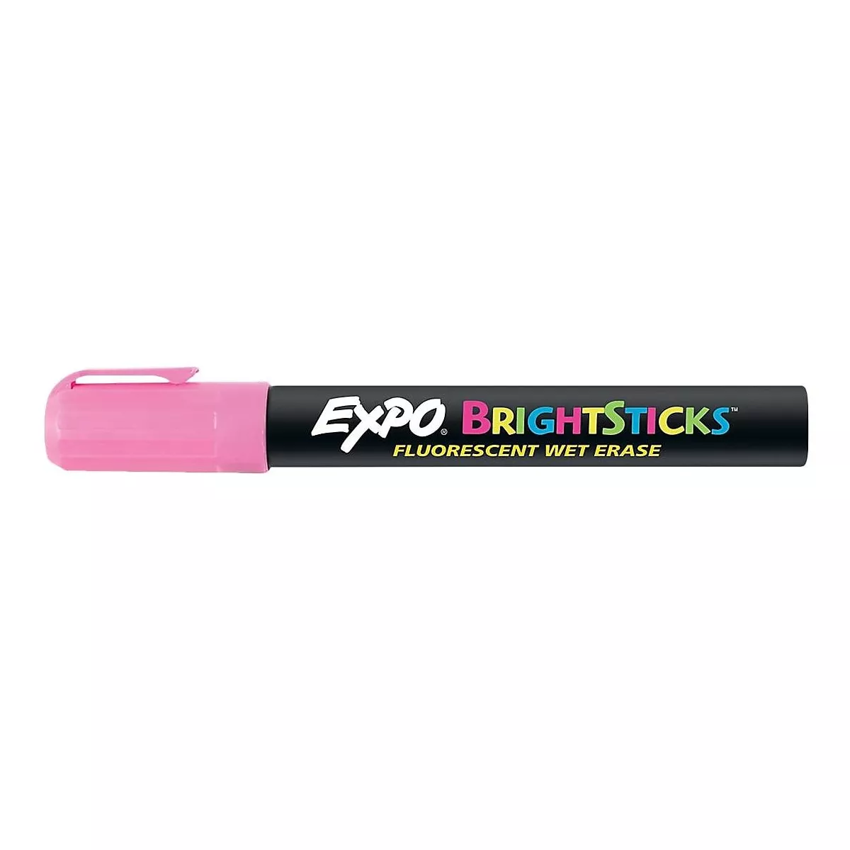 EXPO Bright Sticks Wet-Erase Fluorescent Marker Set Bullet Tip Assorted 14075