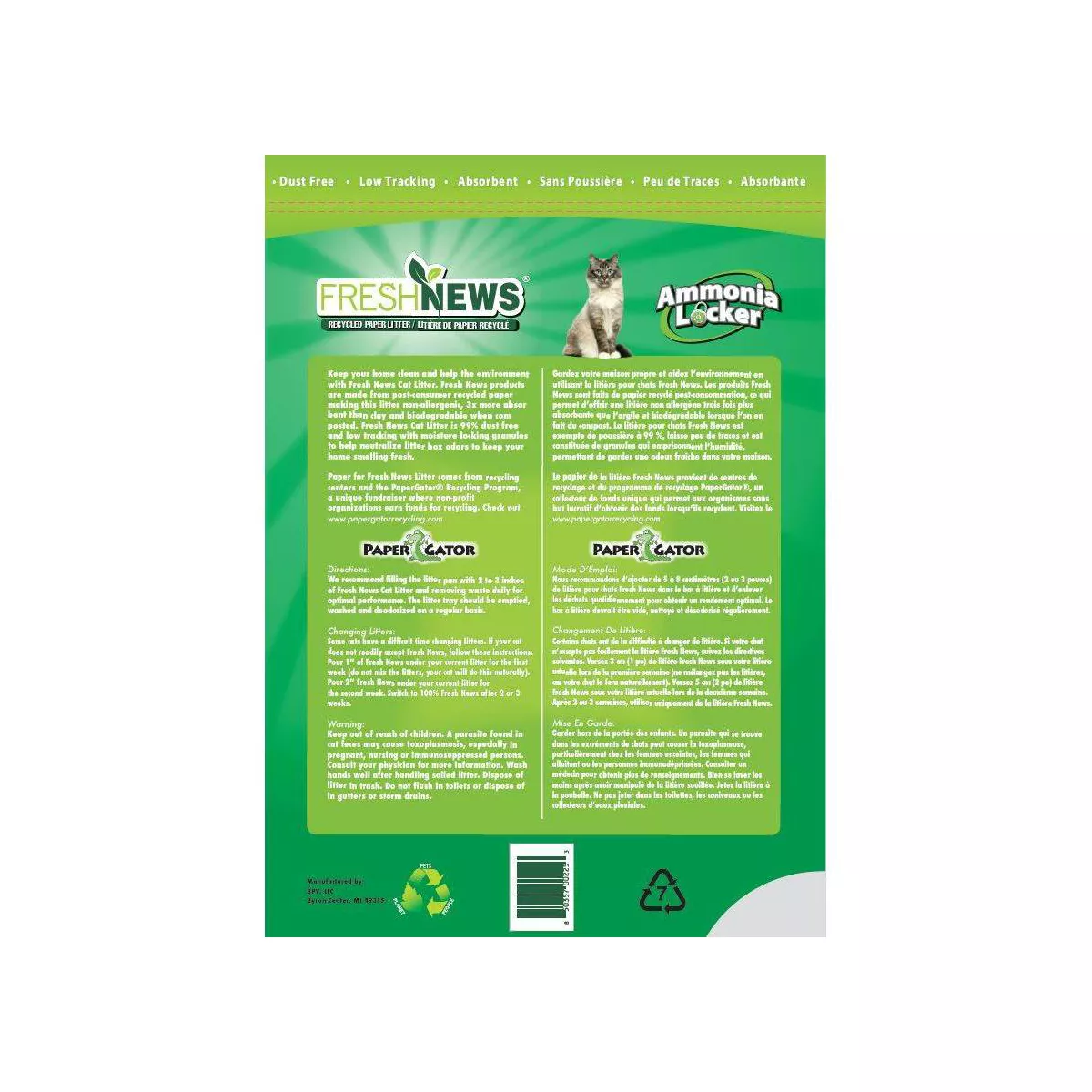sWheat Scoop Fresh News Original Paper Pellet Cat Litter - 25lb
