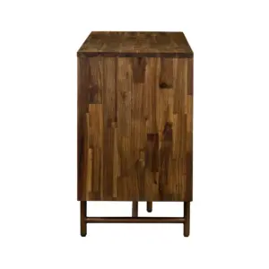 Superb Rustic Oak Buffet Cabinet Brown - Armen Living