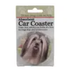 Car Coaster 2.5" Lhasa Apso Absorbant E & S Pet - Coasters