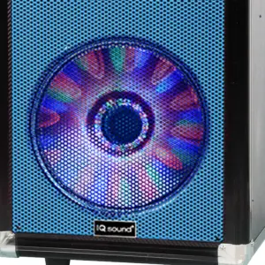 Supersonic 12 in. Portable Bluetooth DJ Speaker in Blue