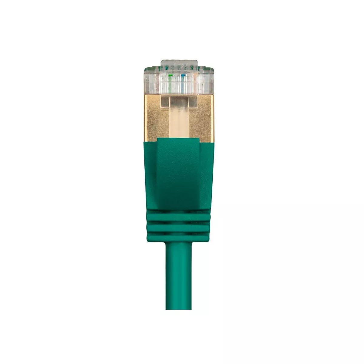 Monoprice SlimRun Cat6A Ethernet Patch Cable - 5 Feet - Green | Network Internet Cord - RJ45, Stranded, STP, Pure Bare Copper Wire, 36AWG