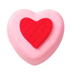 Wilton 6 Cavity Mini Silicone Heart Shaped Cookie and Candy Mold