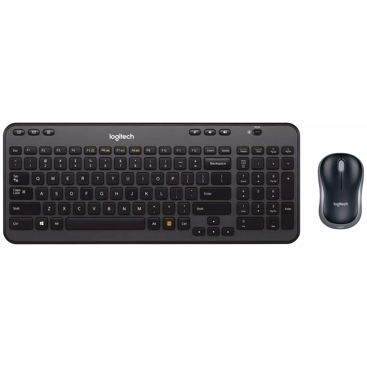 Logitech MK360 Wireless Keyboard and Mouse Set - Black (920-003376)