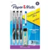 3pk #2 Mechanical Pencils with Lead/Eraser Refill Comfortmate Ultra .7mm Multicolor - PaperMate