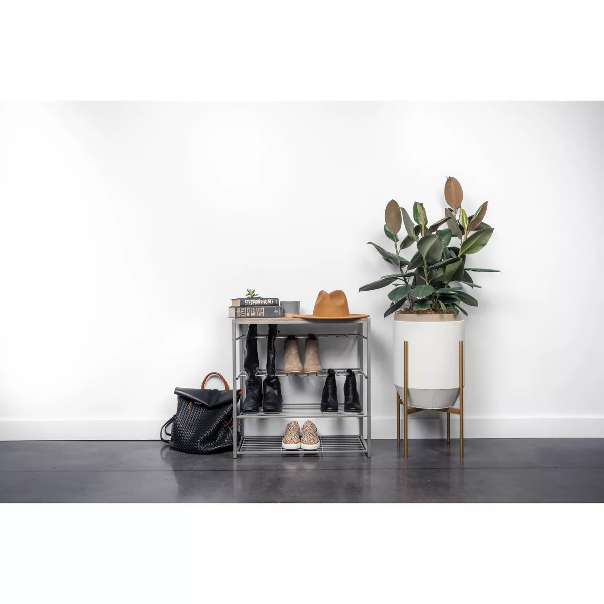 Boot and Shoe Rack Gray - Threshold™