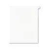 Avery Allstate-Style Legal Exhibit Side Tab Divider Title: 1 Letter White 25/Pack 82199