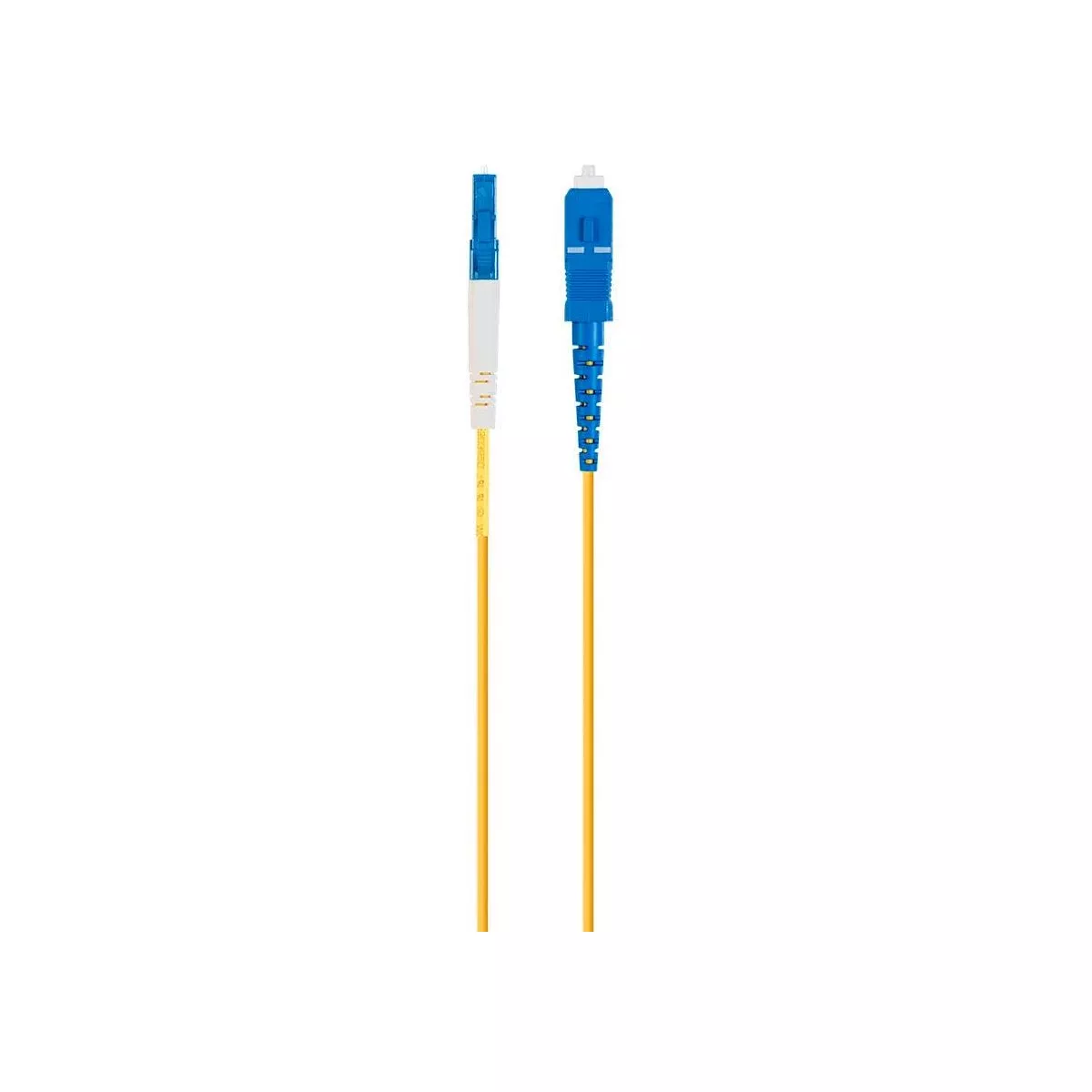 Monoprice Fiber Optic Cable - 15m (Meter) - LC/UPC-SC/UPC, G657A1, Single Mode, Simplex, 2mm, PVC