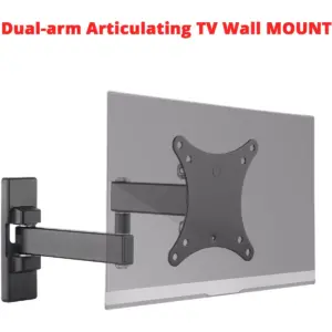 SIIG Mounting Arm for LCD Monitor, TV - Black - 2 Display(s) Supported27