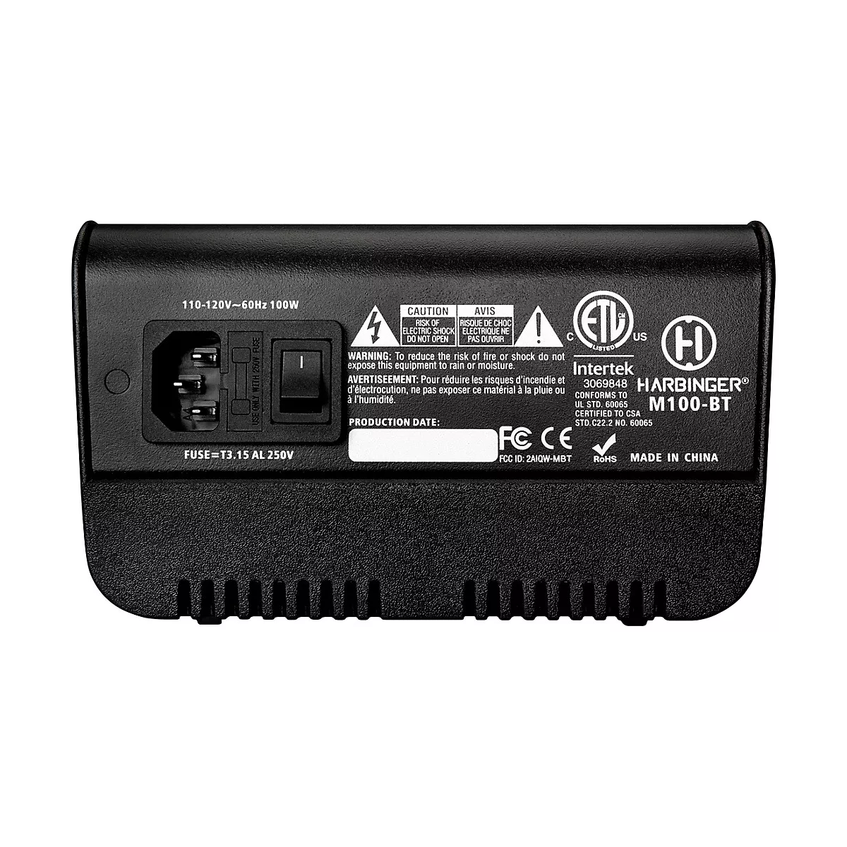 Harbinger M100-BT Portable PA with Bluetooth and Custom Carry Bags 8