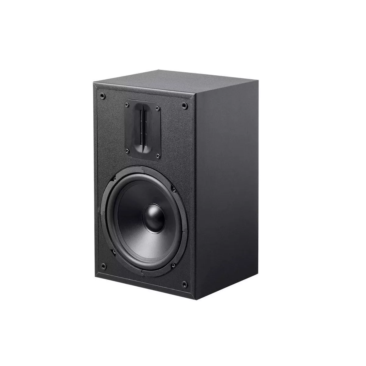 Monoprice 6.5in and Ribbon Tweeter 2-Way Bookshelf Speakers (Pair) Black
