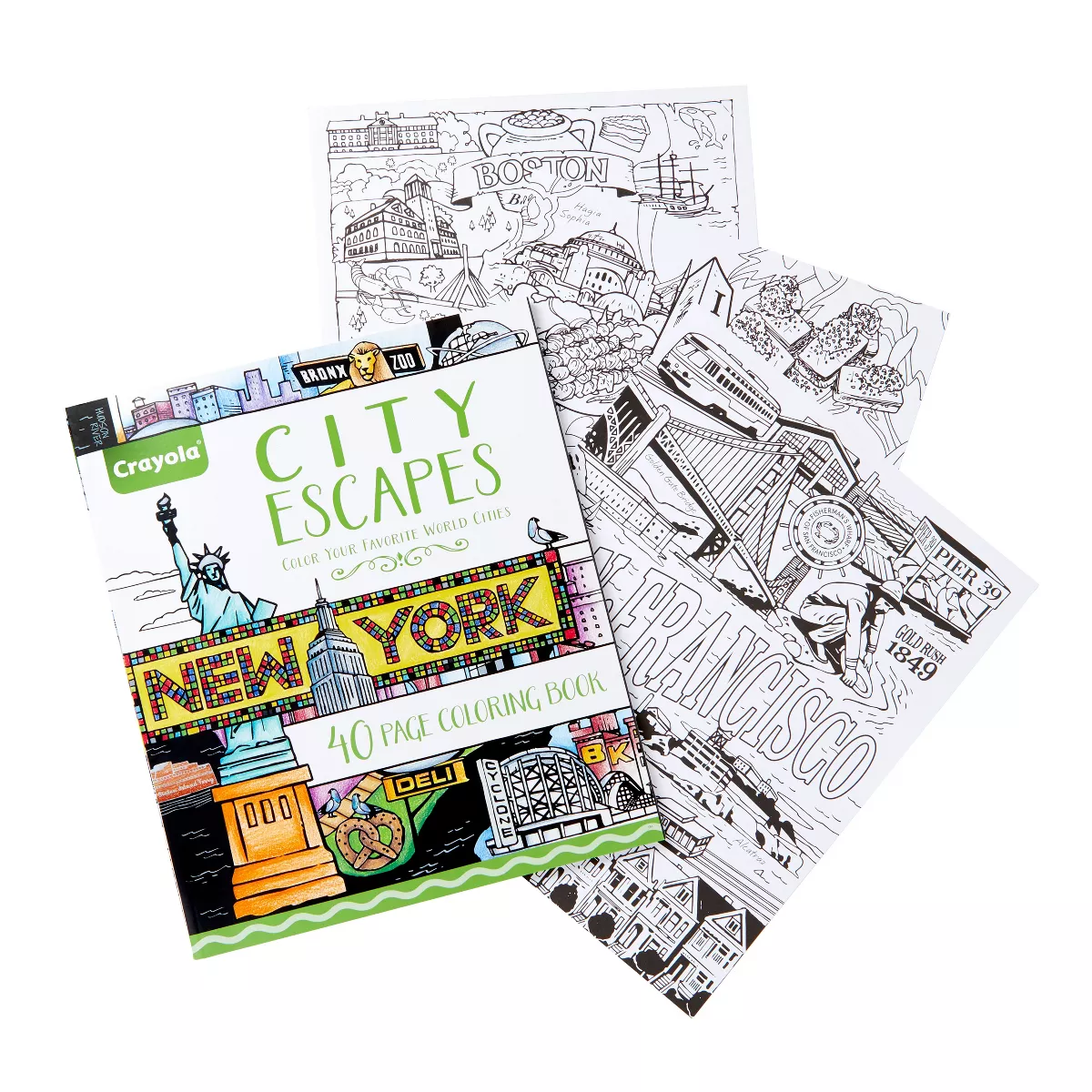 Crayola 40pg City Escapes Coloring Book