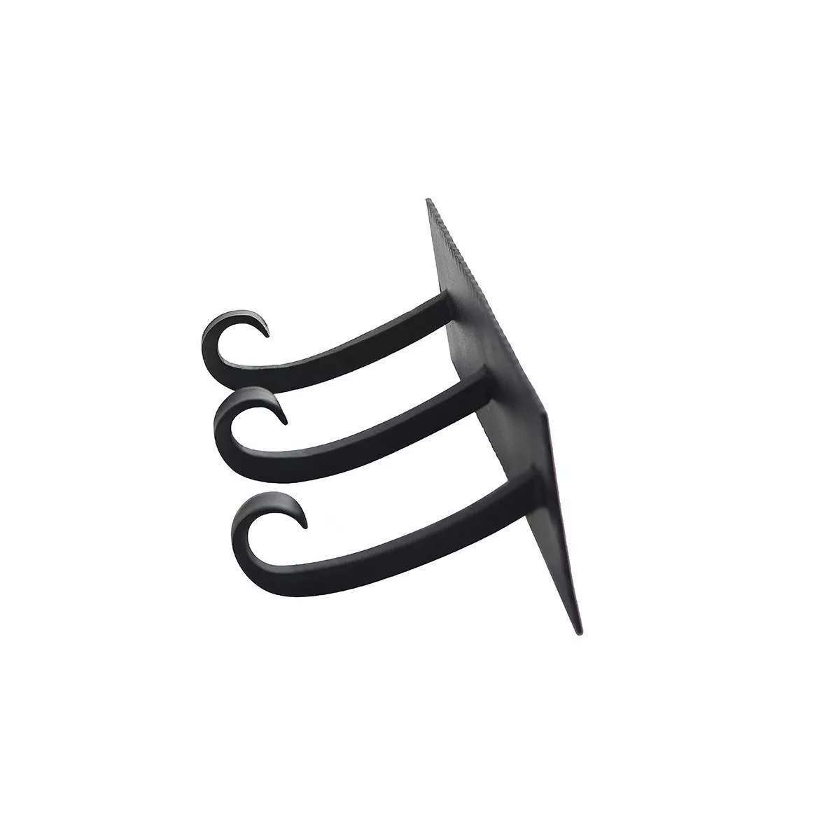 Lodge Triple Hook Bracket with Hooks Black - ACHLA Designs