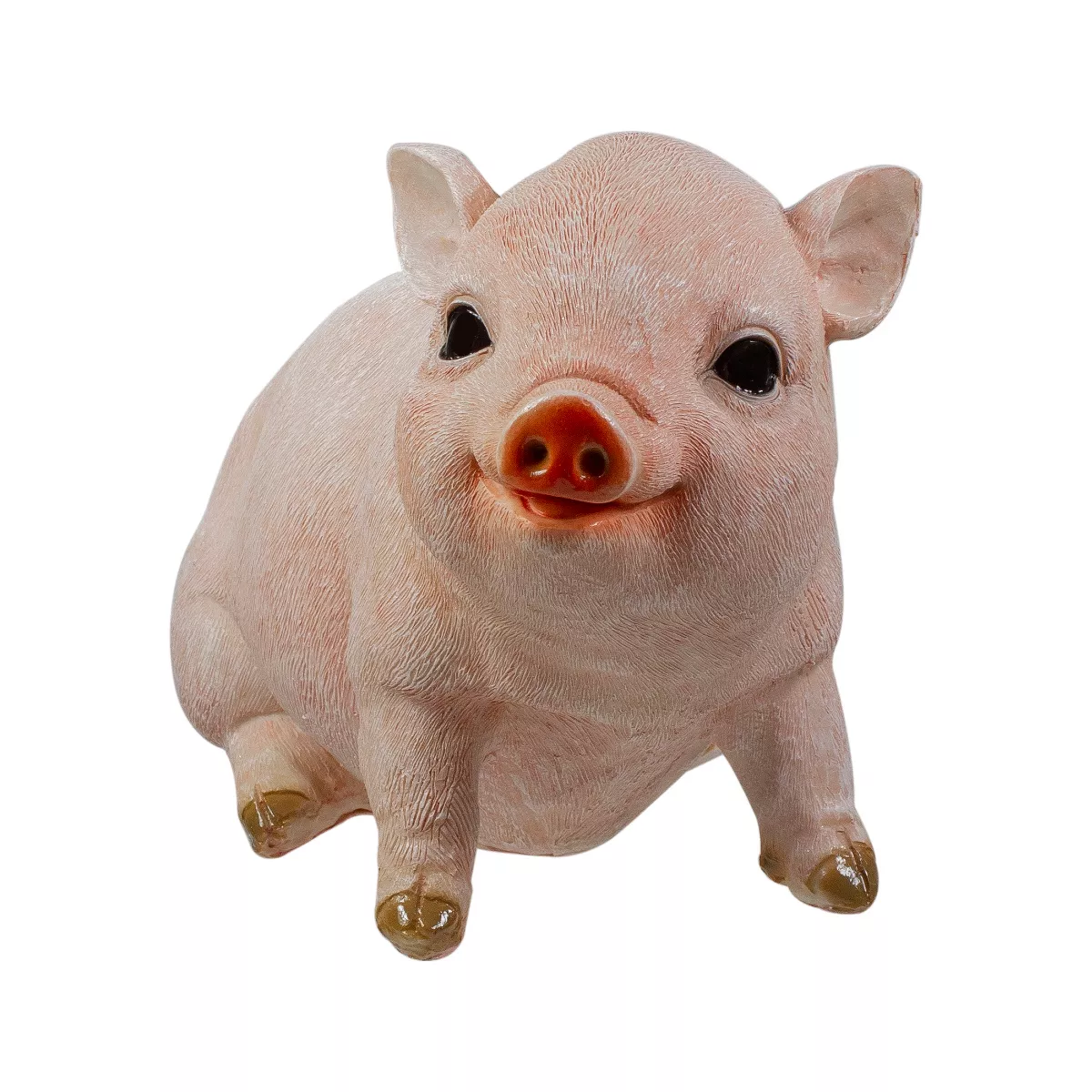 Northlight 12" Realistic Pink Piglet Outdoor Garden Statue