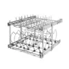 Rev-A-Shelf 5CW2-2122-CR 21-Inch 2-Tier Wire Pull Out Kitchen Cabinet Organizer for Pots, Pans, and Lid Cookware, Chrome