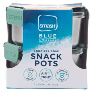 Smash 2pk Snack Pots - 6.7oz