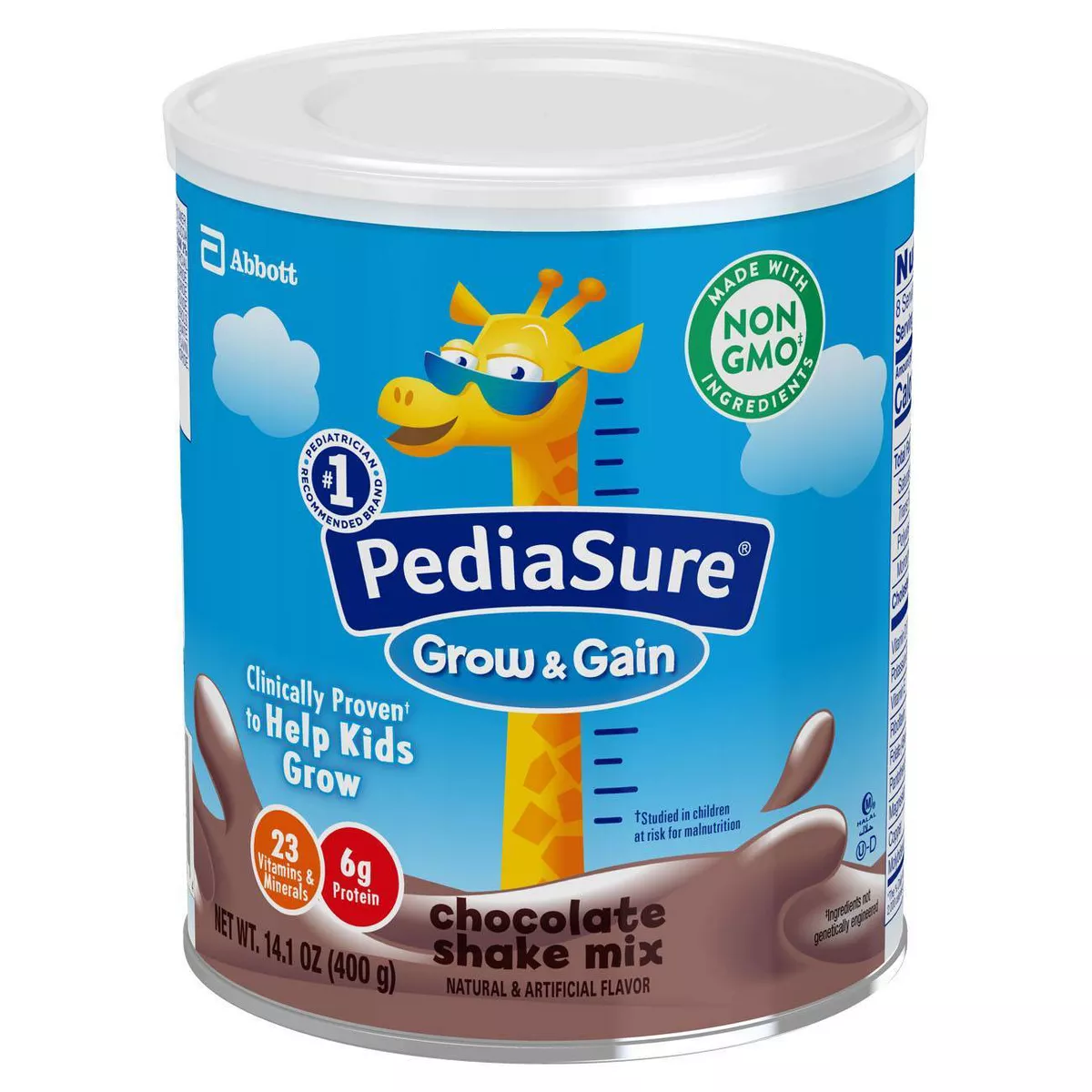PediaSure Grow & Gain 3pk Non-GMO Chocolate Shake Mix Powder - 42.3oz