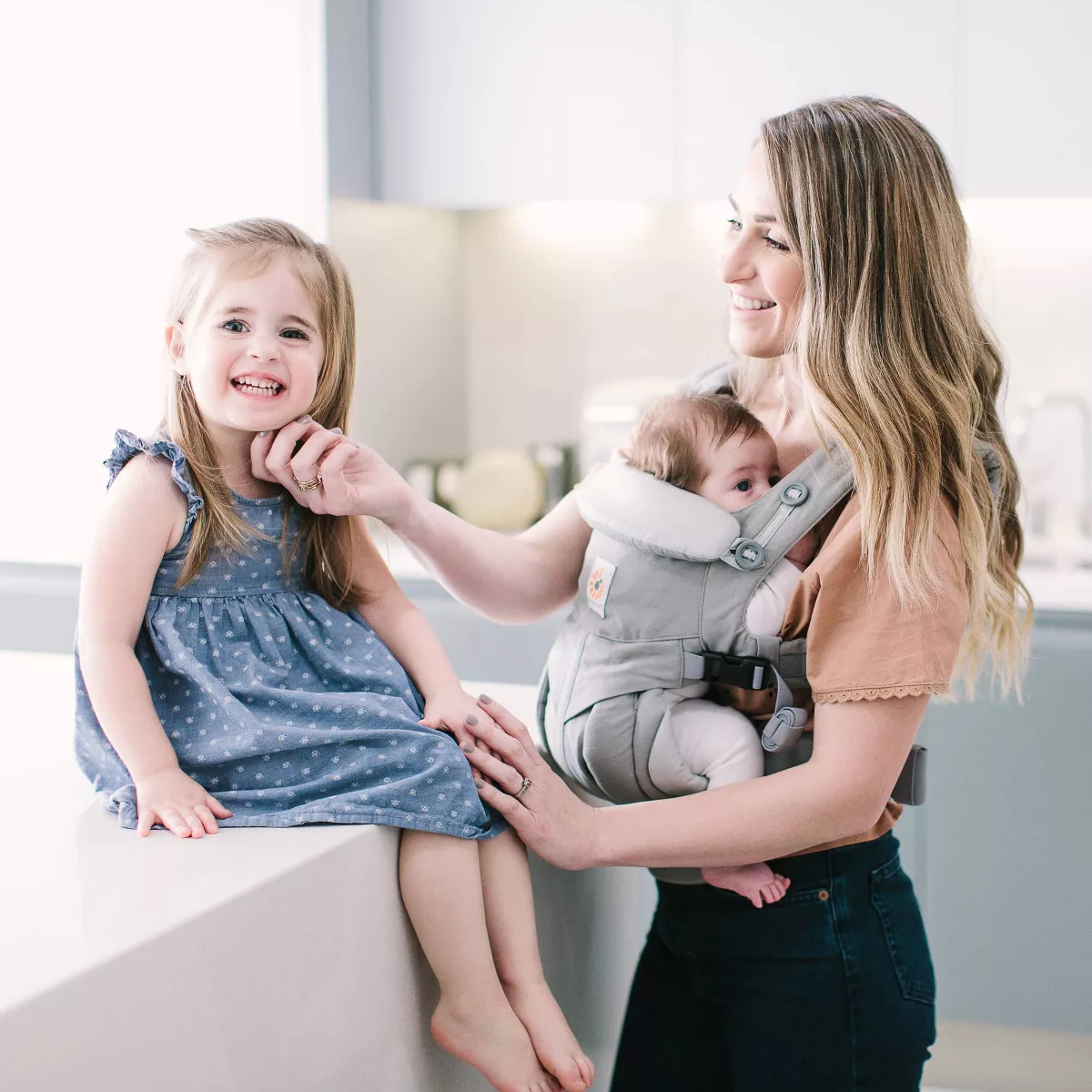 Ergobaby Omni 360 All Carry Positions Ergonomic Baby Carrier - Pearl Gray