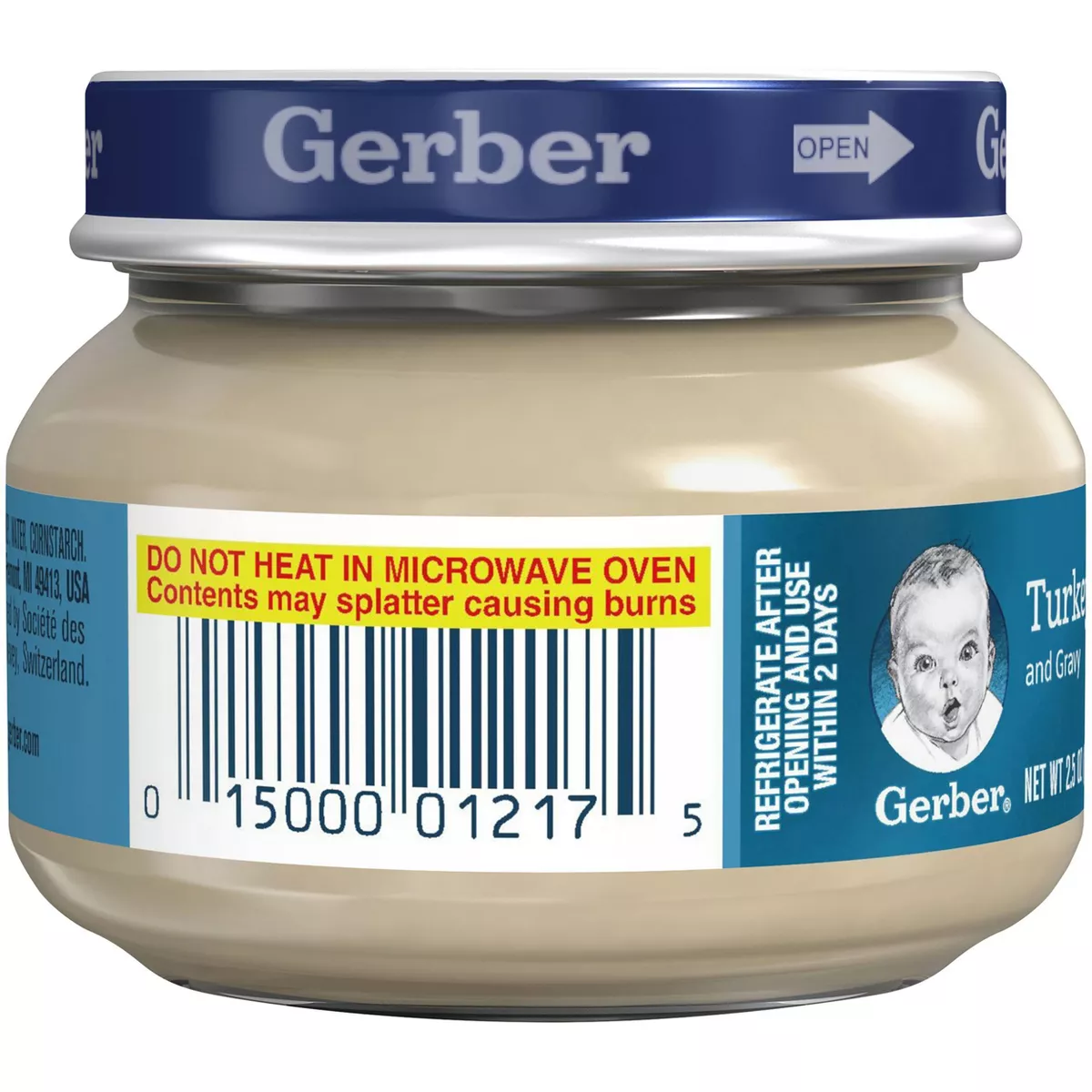 Gerber 2nd Foods Turkey & Gravy Baby Food - 2.5oz