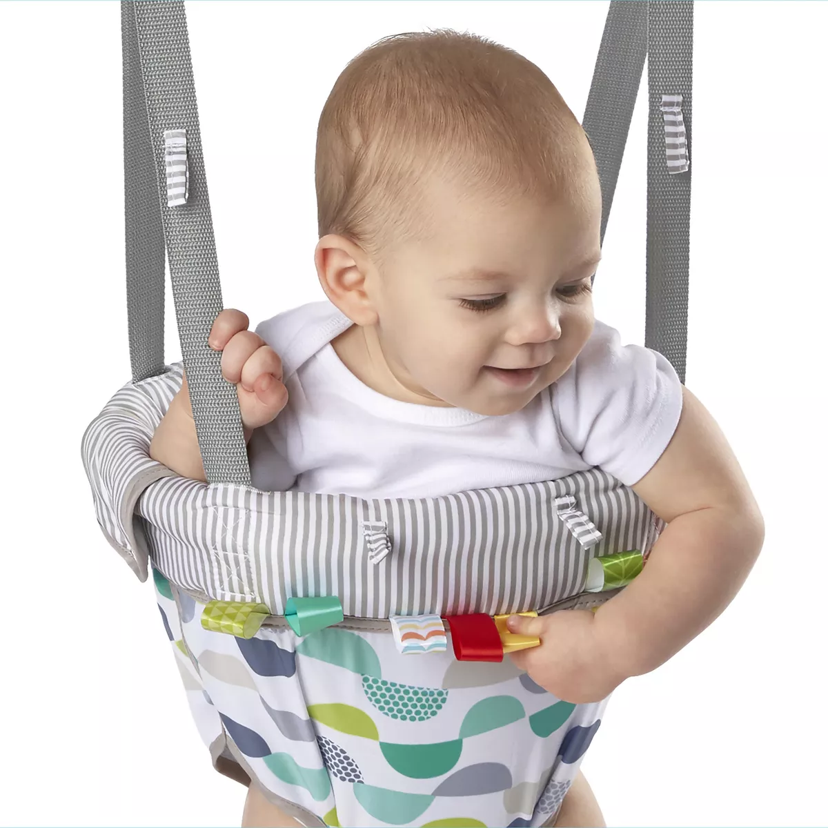Bright Starts Taggies Door Jumper - Gray