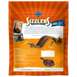 Blue Buffalo Sizzlers Cheddar Dog Treats - 15oz