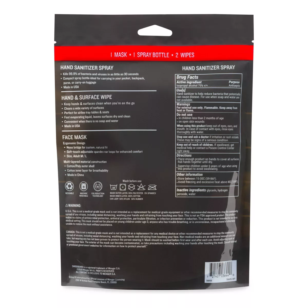 SWISSGEAR Travel Safety Kit