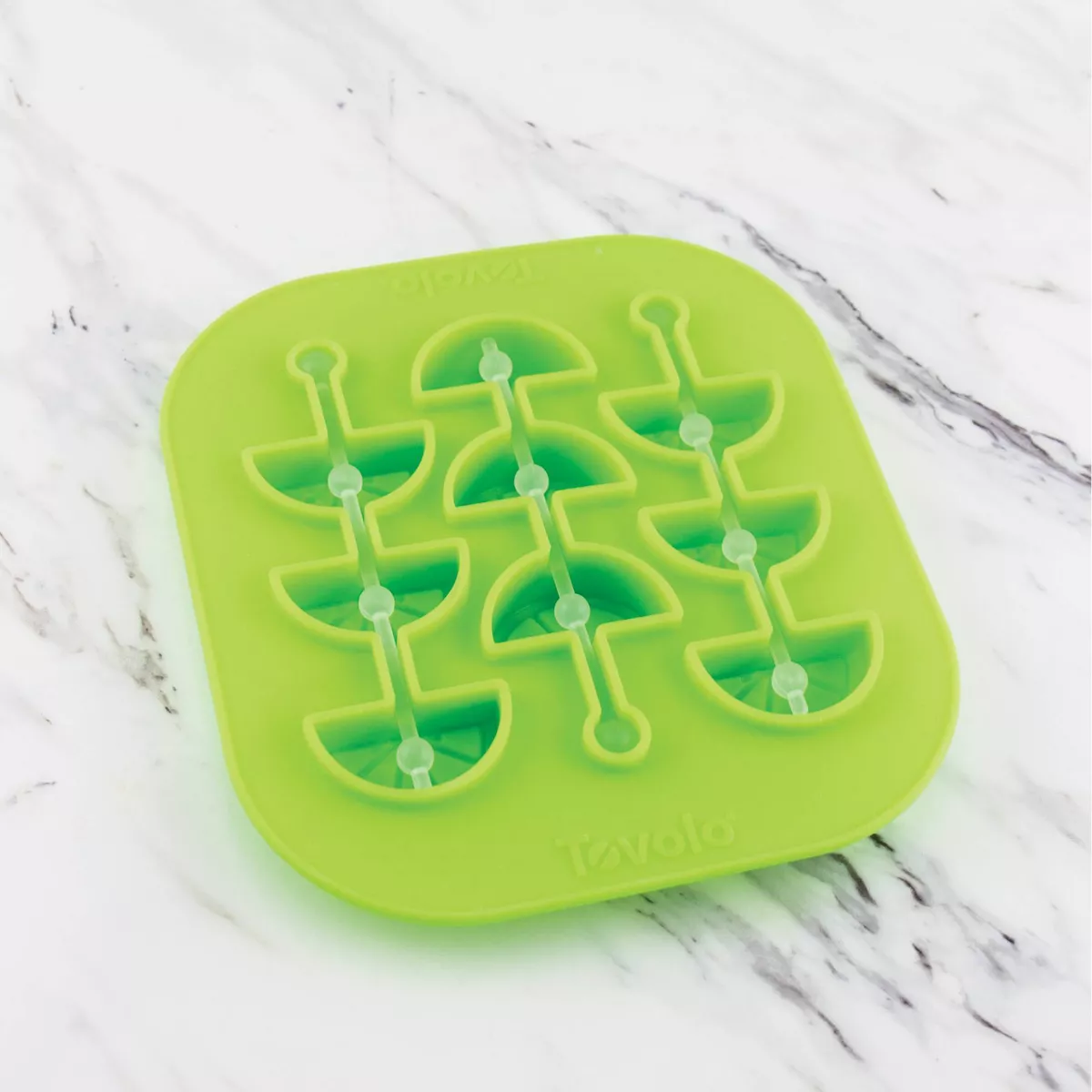Tovolo Citrus Swizzle Stick Ice Mold Spring Green