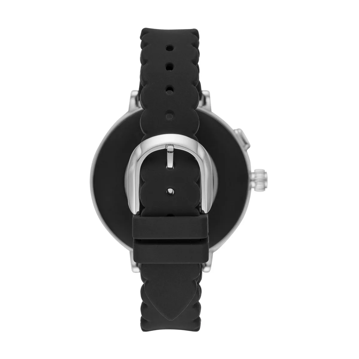 Kate Spade New York Scallop 2 Smartwatch 41mm - Stainless Steel with Black Silicone
