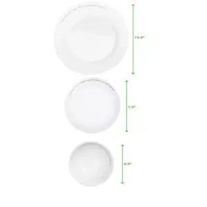 Mind Reader 3 Piece Set of Religious Bowl and Plates